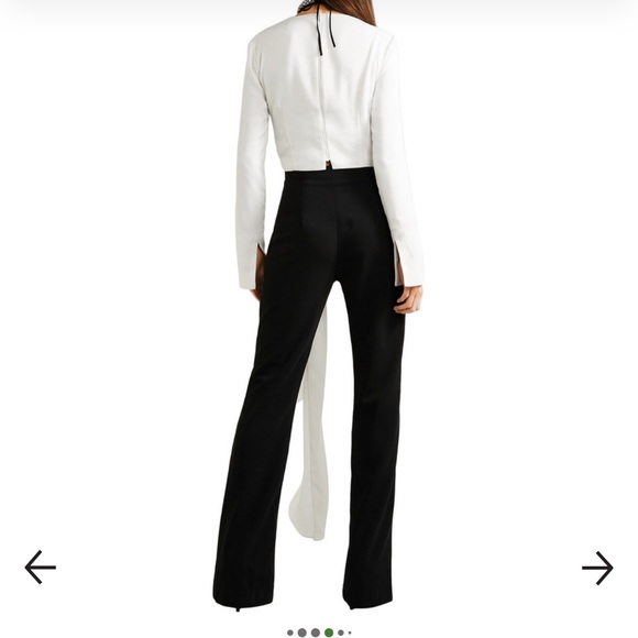 16Arlington Cropped Tie-front Cady Top - Picture 9 of 15